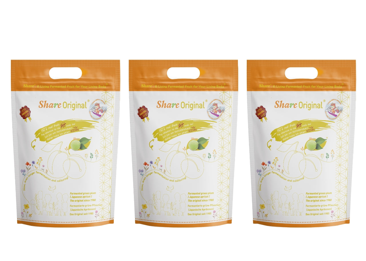 SHARE Original® green plum (3x 500 grams)